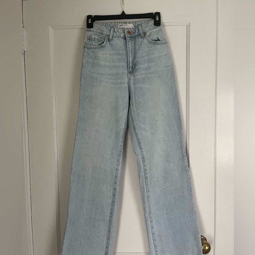 Garage wide leg jeans